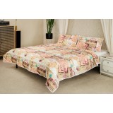 Set Cuvertura Eleganta 3 Piese,Model Timbre 200x240 cm + 2 Fete de Perna 50x70 cm