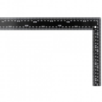 Echer tamplarie negru metalic 300x200 mm foto
