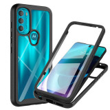 Cumpara ieftin Husa pentru Motorola Moto G71 5G + Folie, Techsuit Defense360 Pro, Black