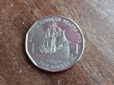 C50 - Moneda foarte veche - Insulele Caraibe de Est - 1 dollar - 2012, America Centrala si de Sud