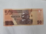 Zimbabwe 50 Dolars 2020 Noua