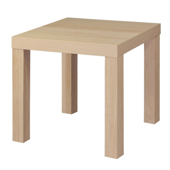 Masuta pentru cafea, 45 x 45 cm, lemn natur Masuta pentru cafea, 45 x 45 cm, lemn natur