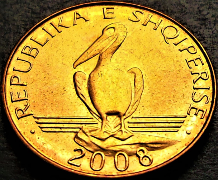 Moneda 1 LEK - ALBANIA, anul 2008 * cod 629 B = UNC din FASIC