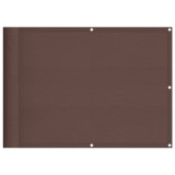Cumpara ieftin Paravan de balcon, maro, 75x800 cm, 100% poliester oxford