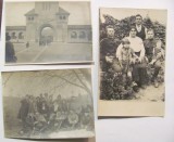 GE - Lot de 3 fotografii vechi militari / ofiteri romani
