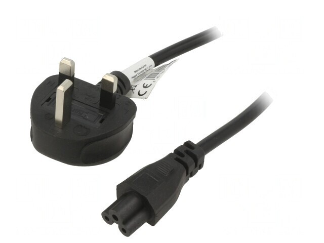 Cablu Alimentare 1,5m Negru BS 1363 la IEC C5