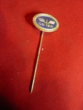 Insigna veche DBA -Sindicatul Muncitorilor din Transporturi Germania- ,h=1,6cm