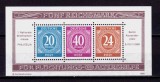 Cumpara ieftin ✅ ( V9 ) Germania '90, colita dant./viniete oficiale Expo. Filatelica Berlin 1990, dupa Emisiuni comune Aliati Bl.12A /1946 (original cota 60 &euro;),MNH