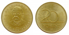 u243 UNGARIA 20 FORINT 2003 DEAK FERENC aUNC foto