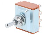 Comutator Basculant 4PDT ON-OFF-ON 20A 125VAC