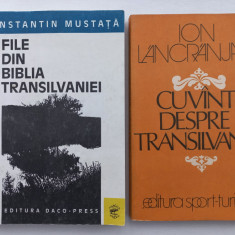 FILE DIN BIBLIA TRANSILVANIEI - C-TIN MUSTATA + CUVANT DESPRE TRANSILVANIA- LACR