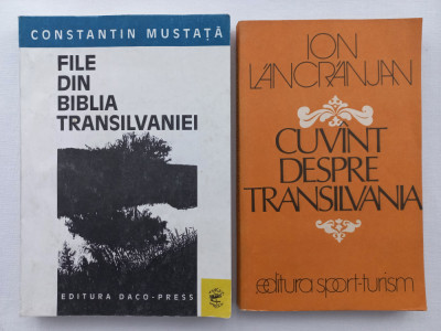 FILE DIN BIBLIA TRANSILVANIEI - C-TIN MUSTATA + CUVANT DESPRE TRANSILVANIA- LACR foto