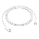 CABLU alimentare si date smartphone Apple, Lightning (T) la USB Type-C (T), cauciuc, lungime 1 m, alb, &quot;muq93zm/a&quot; (timbru verde 0.08 lei)