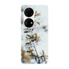 Husa compatibila cu Huawei P50 model Cherries Flower, Silicon, TPU, Viceversa, Transparent, Carcasa