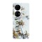 Husa compatibila cu Huawei P50 model Cherries Flower, Silicon, TPU, Viceversa