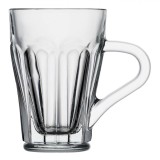 Ceașcă Sticlă, Model Reliefat, Capacitate 150ml, Transparent, Oem