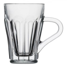 Ceașcă Sticlă, Model Reliefat, Capacitate 150ml, Transparent