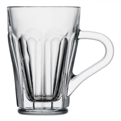 Ceașcă Sticlă, Model Reliefat, Capacitate 150ml, Transparent foto