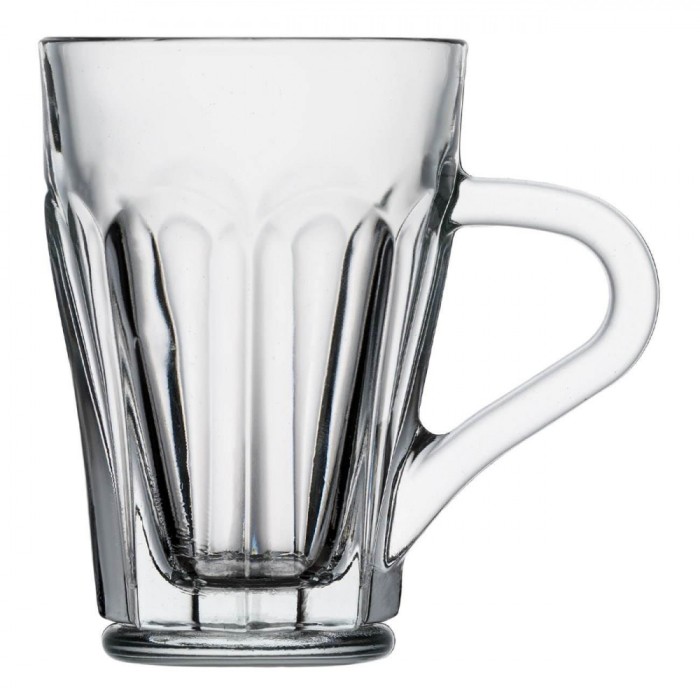 Ceașcă Sticlă, Model Reliefat, Capacitate 150ml, Transparent