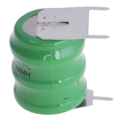 Accu.ind.16x18mm 3.6V 80mAh Ni-MH 3pini foto