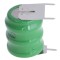 Accu.ind.16x18mm 3.6V 80mAh Ni-MH 3pini