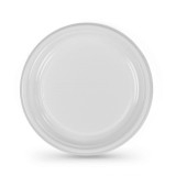 Set 100 farfurii plastic reutilizabil, diametru 20.5 cm