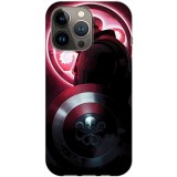 Husa compatibila cu Apple iPhone 14 Pro Max model Captain Hydra, Silicon, TPU, Viceversa, Transparent, Carcasa