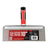 Spaclu inox intarit pentru fatade, 25.4x9 cm x 0.6 mm, maner tricomponent, Olejnik