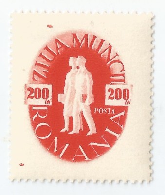 *Romania, LP 195/1946, 1 Mai - Ziua Muncii, eroare 2, MNH foto