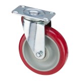 Roata Pivotanta cu Flansa din PA, fara frana, 125 mm, AGT-9217