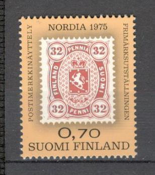 Finlanda.1975 Expozitia filatelica NORDIA KF.113 foto