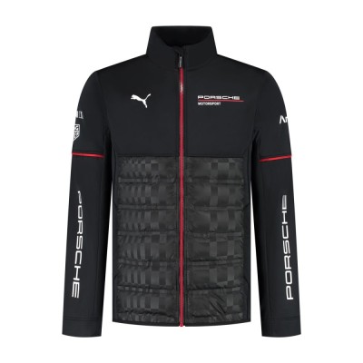 Porsche Motorsport geacă de bărbați Hybrid official Teamline Replica black 2025 - S foto