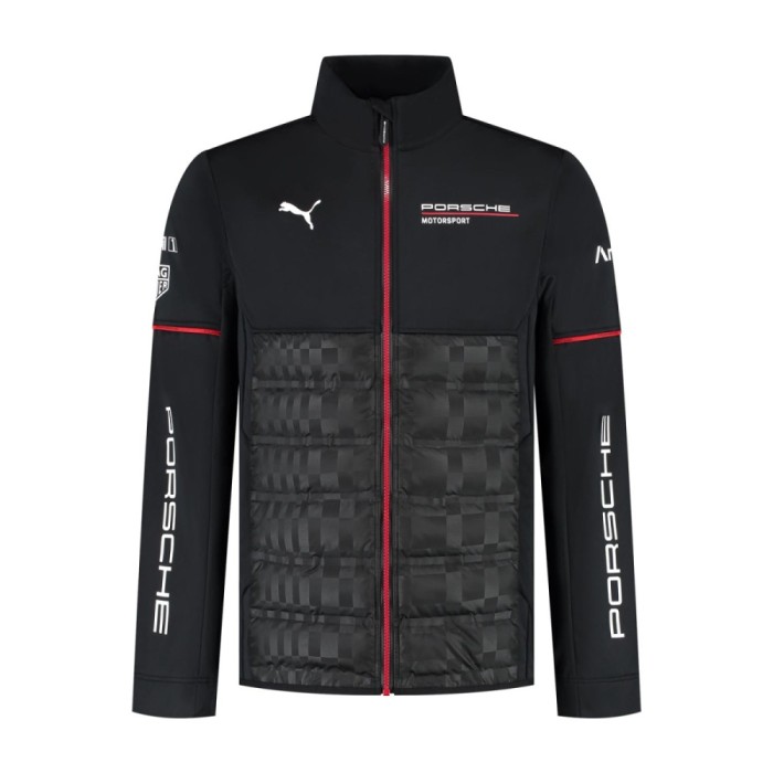 Porsche Motorsport geacă de bărbați Hybrid official Teamline Replica black 2025 - S