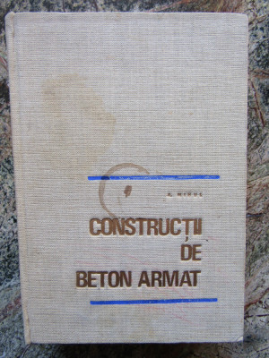 Constructii din beton armat-A.Mihul foto