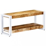 vidaXL Comodă TV, 90 x 30 x 40 cm, lemn masiv de mango