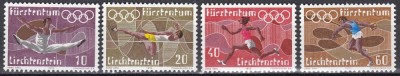 Liechtenstein 1972 - Jocurile Olimpice - Munchen, MNH foto