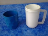 Blue &amp; White, set 2 cani cesti cafea si ceai 250 ml