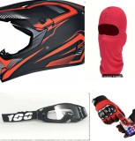 Cumpara ieftin Set casca moto-atv-trotineta-enduro+Ochelari+Manusi+Cagula ,marimi disponibile S,M si L
