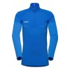 MAMMUT Trift Half Zip Man - Tricou Termic Lana Merino, Ice, L, Barbati, Respirabil, Uscare Rapida, Drumetii, Alpinism
