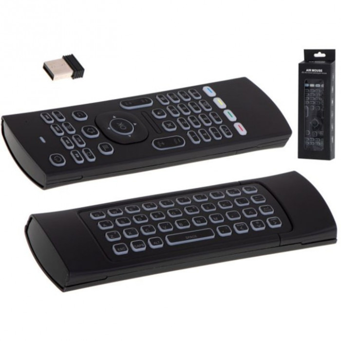 Telecomanda cu Tastatura si Mouse SMART TV MX3 PRO