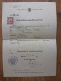 Lot 2 buc. certificat de nationalitate Austria 1958