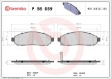BREMBO P 56 059 PRIME LINE set placute frana,frana disc