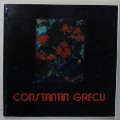 CONSTANTIN GRECU , ALBUM DE ARTA , TEXT IN ROMANA , GERMANA , ENGLEZA , ANII ' 90 , PREZINTA SUBLINIERI *