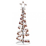 VidaXL Pom de Crăciun cu LED-uri 100 LED-uri alb cald 150 cm