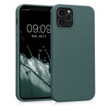 Husa Kwmobile pentru Apple iPhone 12/iPhone 12 Pro, Silicon, Verde, 53844.171, Carcasa