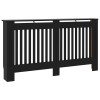 Masca pentru calorifer, negru, 152 x 19 x 81,5 cm, MDF
