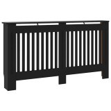 Cumpara ieftin Masca pentru calorifer, negru, 152 x 19 x 81,5 cm, MDF