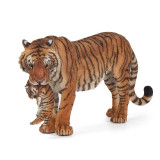 Figurina Papo Tigru cu pui, Jad