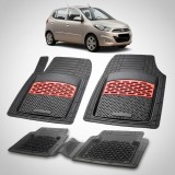 Cumpara ieftin Covorase Auto Hyundai i10 2010-2013 - Cauciuc Tip Tavita-Red