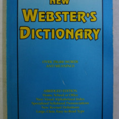 NEW WEBSTER' S DICTIONARY , OVER 250.000 WORDS AND MEANINGS by R. F. PATTERSON , 1995